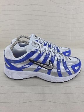 Nike Youth P-6000 GS Racer Blue Silver Unisex Kids Shoes HV5064-402 Size 6Y NEW